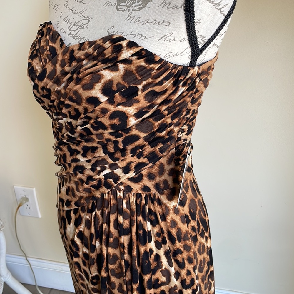 Express Animal Print Midi Dress Size M - Picture 6 of 16